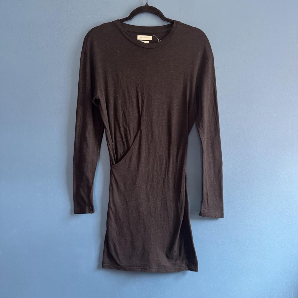 Isabel Marant Etoile Tunic Women's Size US 6 EU 38 Wool Linen Blend Black